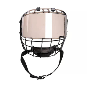 Cage de casque de hockey sur glace de sécurité en acier intégral